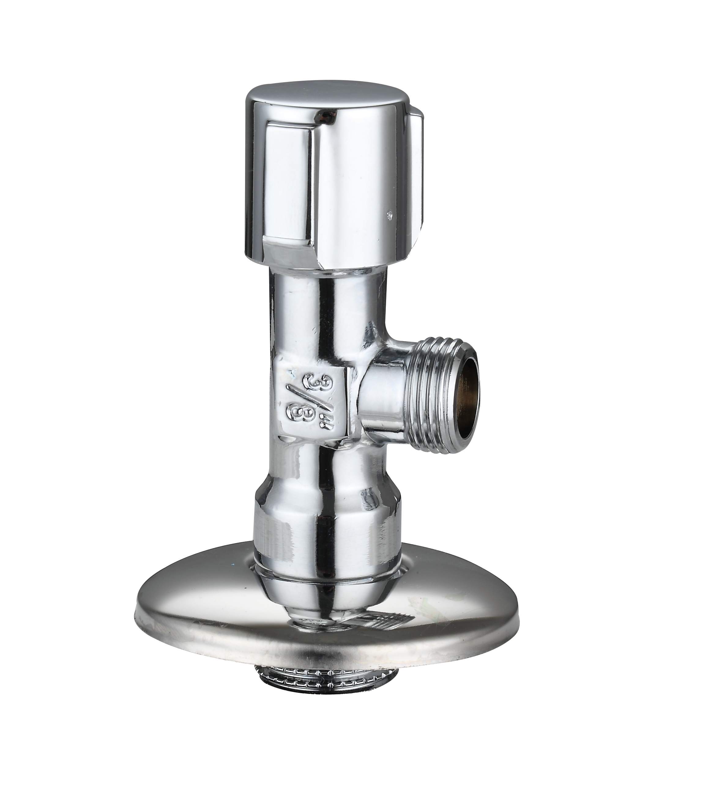 Rotary head angle valve 1/2x3/8