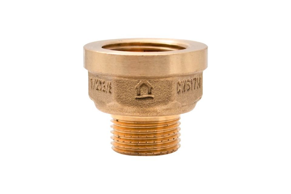 Brass adapter CW617N 1/2