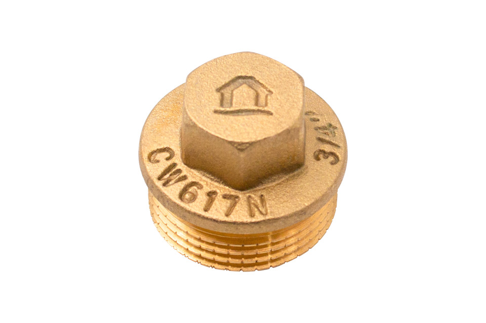 Brass plug CW617N 3/4