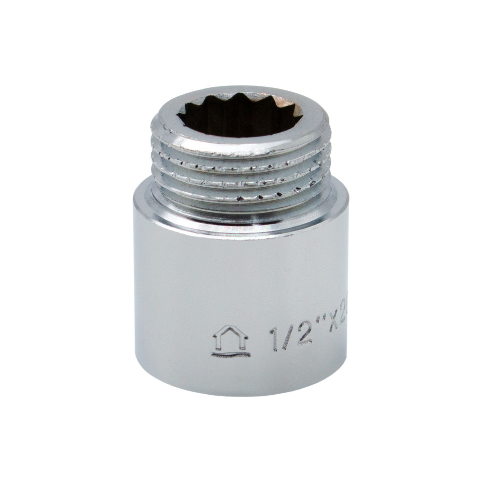 Brass extension CW617N 1/2