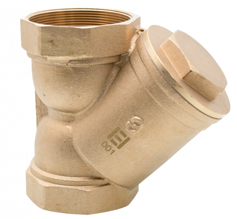 Brass Y filter 3