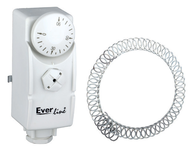 Pipe thermostat