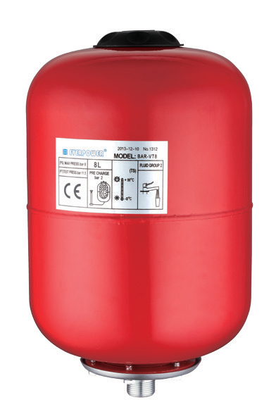 Vertical expansion tank for central heating 24L