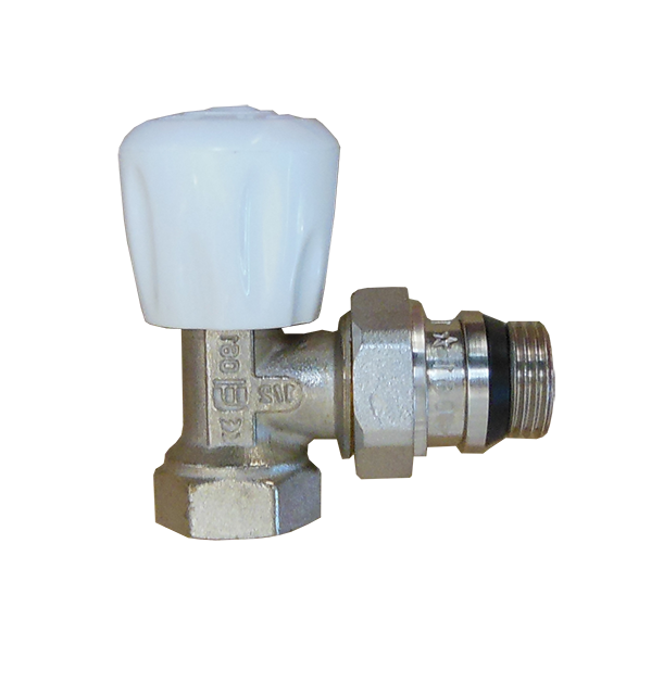Radiator valve with gasket 1/2