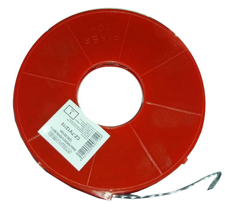 Perforated steel band 12x0.8mmx10m