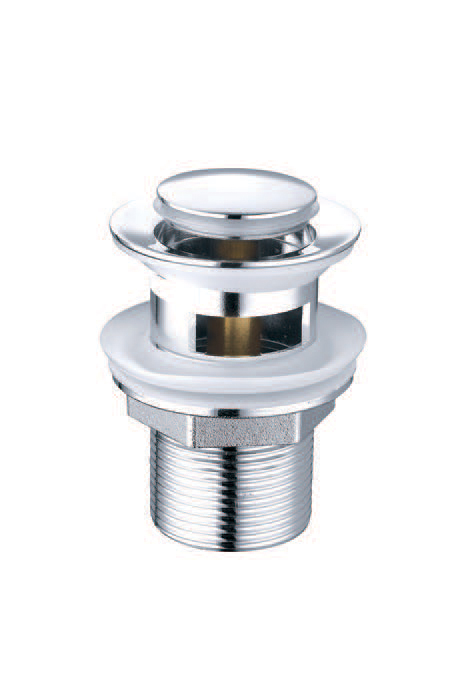 Pop up drain valve with overflow 1-1/4