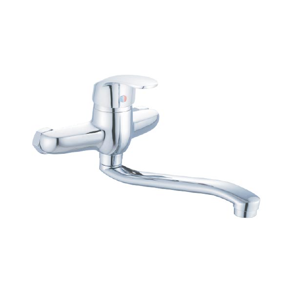 Wall mounted wash basin faucet