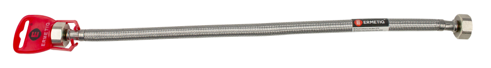 Stainless steel reinforced hose 30cm 3/8x3/8