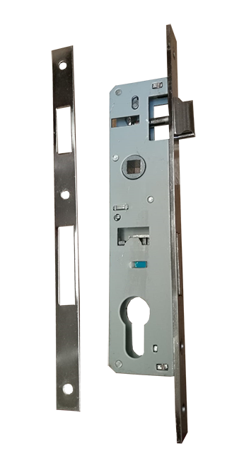 Reversible door lock for PVC doors 85x35mm