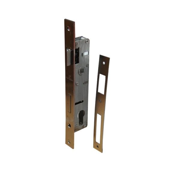 Reversible door lock for aluminium doors 85x25