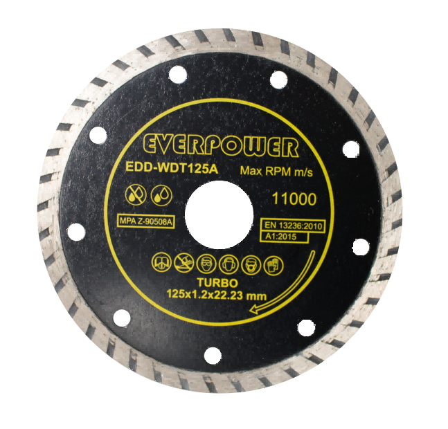Turbo diamond blade 115*1.2*22.23mm