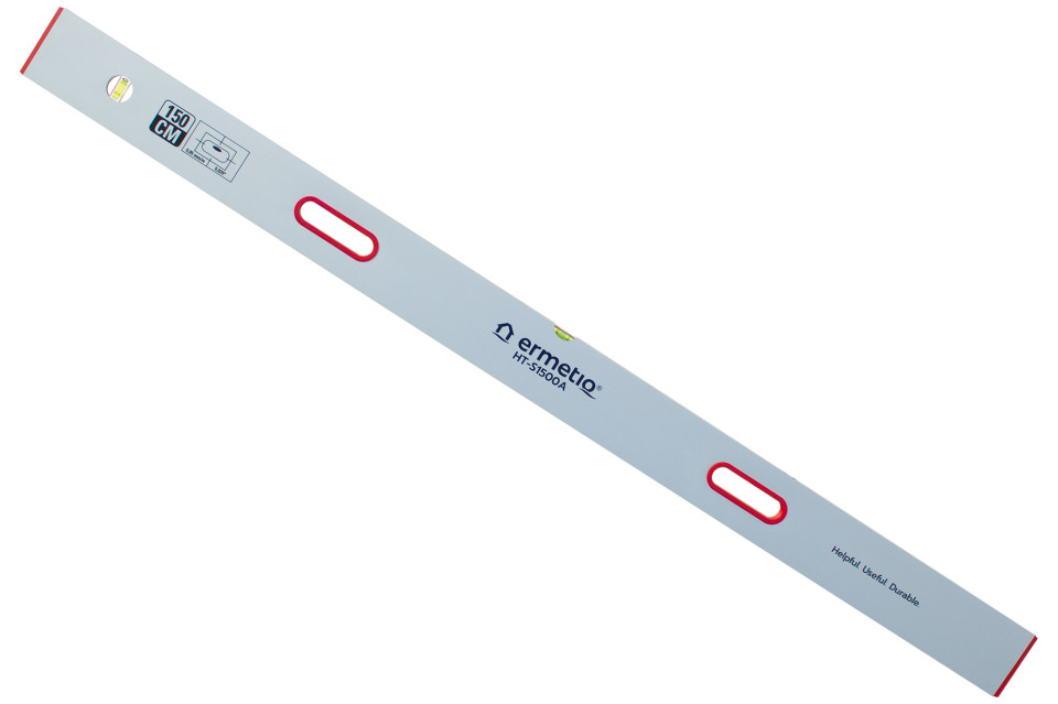Aluminum screeding level with 2 bubbles 1500mm