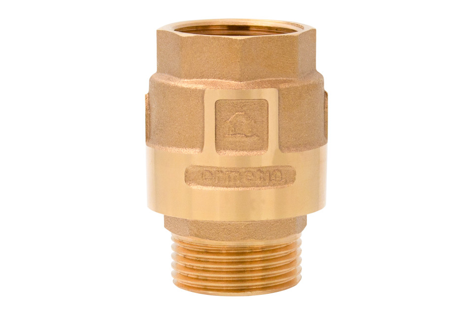 Check valve with brass core 1