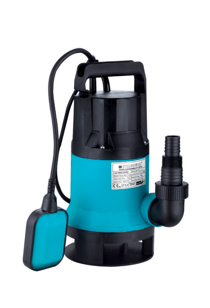 Drainage pump with floating switch 750W