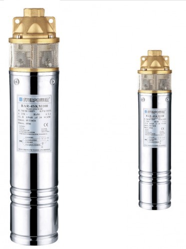 Deep well submersible pump 750W