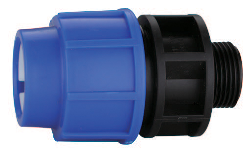Male straight connector 25*1