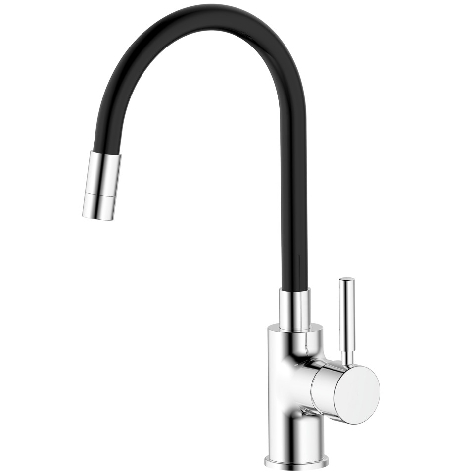 Kitchen faucet flexible pipe black Class