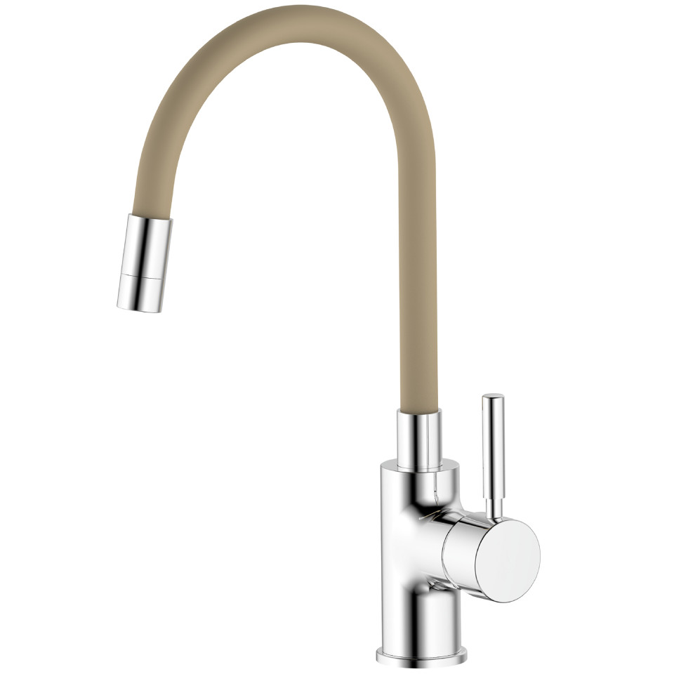Kitchen faucet flexible pipe beige Class