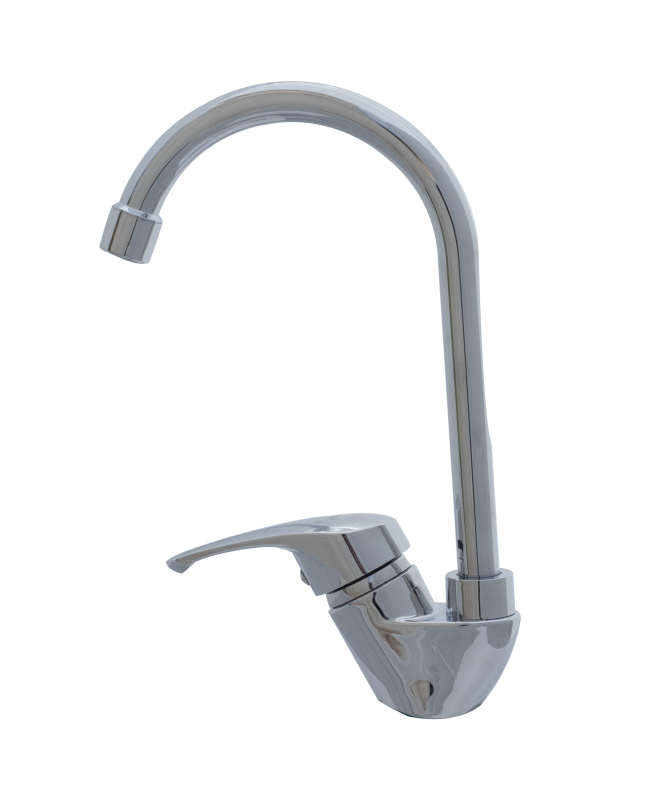 Swan type kitchen plastic faucet